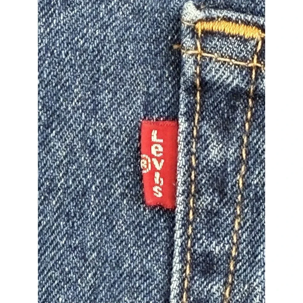 Levi's Men's 505 REGULAR FIT Straight Leg BLUE  JEANS NWT  46X30  100% Cotton
